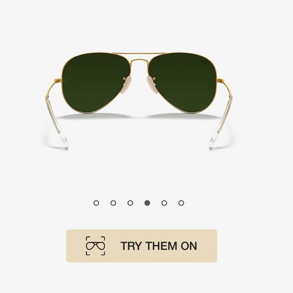 Ray-Ban Aviator Flash Lenses Gold Frame Blue Lens - Picture 4 of 5